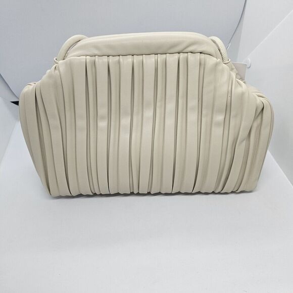 Clutch Purse and Dumpling Bag for Women By Niueimee Zhou Cream Color - Picture 3 of 8